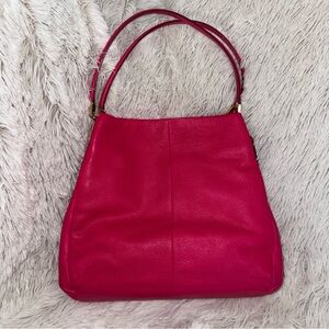 Coach Pebble Leather Shoulder Bag